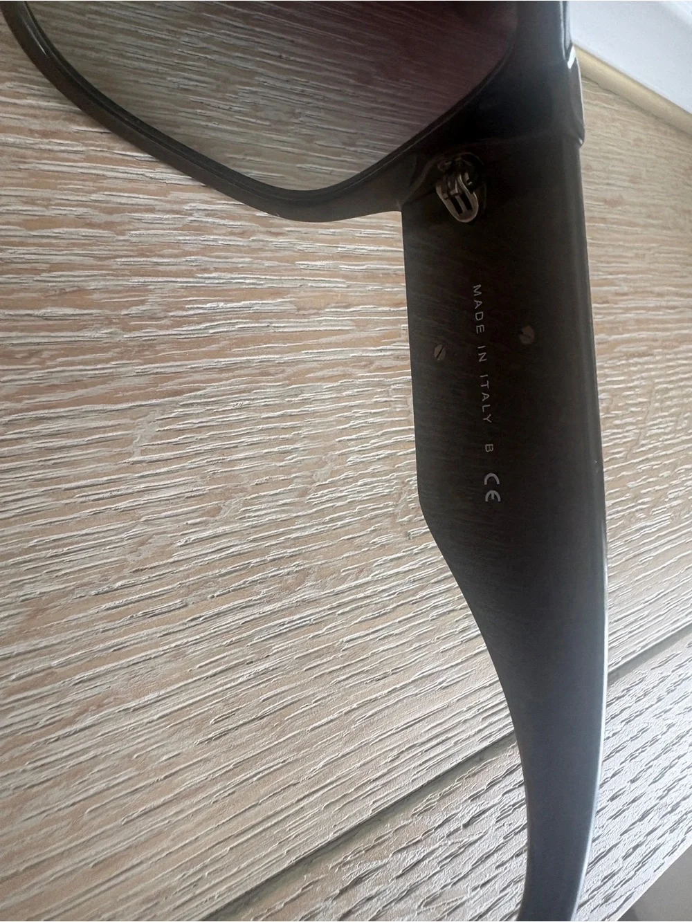 CHANEL Oversized Shield Sunglasses in Dark Brown and Black